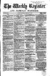 Weekly Register and Catholic Standard Saturday 16 February 1856 Page 1