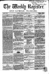 Weekly Register and Catholic Standard Saturday 22 March 1856 Page 1