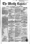 Weekly Register and Catholic Standard Saturday 20 December 1856 Page 1