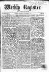 Weekly Register and Catholic Standard Saturday 05 September 1857 Page 1