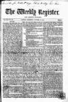 Weekly Register and Catholic Standard Saturday 30 October 1858 Page 1