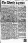 Weekly Register and Catholic Standard Saturday 27 November 1858 Page 1