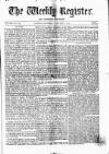 Weekly Register and Catholic Standard Saturday 01 January 1859 Page 1