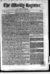 Weekly Register and Catholic Standard Saturday 16 April 1859 Page 1