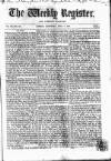 Weekly Register and Catholic Standard Saturday 02 July 1859 Page 1