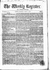 Weekly Register and Catholic Standard Saturday 17 March 1860 Page 1