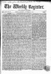 Weekly Register and Catholic Standard Saturday 23 November 1861 Page 1