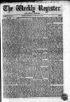 Weekly Register and Catholic Standard Saturday 17 January 1863 Page 1