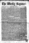 Weekly Register and Catholic Standard Saturday 23 May 1863 Page 1