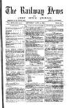 Railway News Saturday 13 January 1872 Page 1