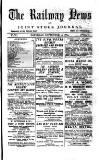 Railway News Saturday 15 September 1883 Page 1