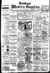 Brixham Western Guardian Thursday 23 January 1913 Page 1