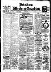 Brixham Western Guardian Thursday 27 January 1921 Page 1