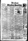 Brixham Western Guardian Thursday 14 April 1921 Page 1