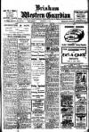 Brixham Western Guardian Thursday 15 September 1921 Page 1