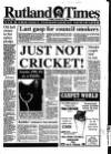 Rutland Times Friday 28 January 1994 Page 1