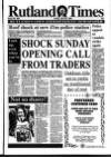Rutland Times Friday 29 April 1994 Page 1