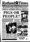Rutland Times Friday 15 July 1994 Page 1