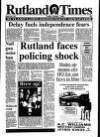 Rutland Times Friday 07 October 1994 Page 1