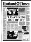 Rutland Times Friday 27 January 1995 Page 1