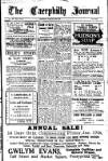 Caerphilly Journal Saturday 25 January 1930 Page 1