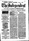 Nonconformist Thursday 07 September 1899 Page 1