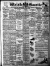 Welsh Gazette Thursday 01 June 1916 Page 1