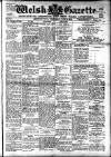 Welsh Gazette Thursday 06 June 1918 Page 1