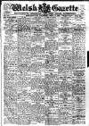 Welsh Gazette Thursday 11 September 1919 Page 1
