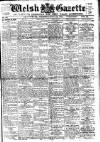 Welsh Gazette Thursday 23 September 1920 Page 1