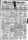 Welsh Gazette Thursday 27 July 1922 Page 1
