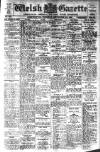 Welsh Gazette Thursday 24 September 1931 Page 1