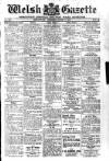 Welsh Gazette Thursday 08 August 1940 Page 1