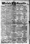 Welsh Gazette Thursday 07 January 1943 Page 1