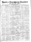 Greenwich and Deptford Observer Saturday 14 January 1882 Page 1