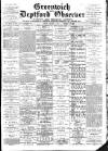 Greenwich and Deptford Observer Friday 04 January 1889 Page 1
