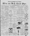 Marlborough Times Saturday 09 December 1882 Page 1