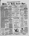 Marlborough Times Saturday 23 November 1889 Page 1