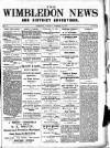 Wimbledon News Saturday 22 December 1894 Page 1