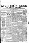 Wimbledon News Saturday 16 March 1895 Page 1
