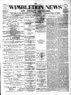 Wimbledon News Saturday 25 November 1899 Page 1