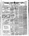 Wimbledon News Saturday 16 October 1915 Page 1
