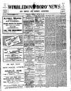 Wimbledon News Saturday 22 January 1916 Page 1