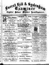 Forest Hill & Sydenham Examiner Friday 01 October 1897 Page 1