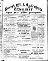 Forest Hill & Sydenham Examiner Friday 08 October 1897 Page 1
