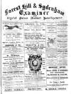 Forest Hill & Sydenham Examiner Friday 17 December 1897 Page 1