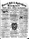 Forest Hill & Sydenham Examiner Friday 31 December 1897 Page 1