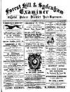 Forest Hill & Sydenham Examiner Friday 04 February 1898 Page 1