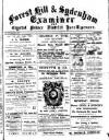 Forest Hill & Sydenham Examiner Friday 05 August 1898 Page 1