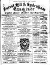 Forest Hill & Sydenham Examiner Friday 20 January 1899 Page 1